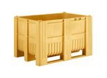 Palettenbox, Volumen 470 l, gelb, ab 10 Stk kaiserkraft