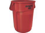 Rubbermaid Universalcontainer BRUTE®, rund, Inhalt 166 l, rot