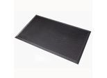 NOTRAX Schmutzfangmatte, rollstuhlgeeignet, schwarz, LxB 1800 x 1200 mm