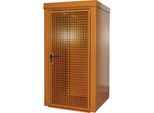 eurokraft pro Gasflaschencontainer, feuerbeständig, für 9 Flaschen mit Ø 230 mm, orange