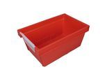 Lagerbehälter, VE 4 Stk, Breite 300 mm, verkehrsrot kaiserkraft