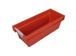 Lagerbehälter, VE 4 Stk, Breite 200 mm, verkehrsrot kaiserkraft