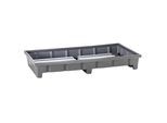 Regal-Bodenwanne, aus Polyethylen, Auffangvolumen 480 l, für Fachbreite 2200 mm kaiserkraft