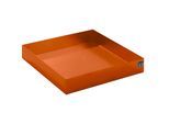 Paletten-Auffangwanne, LxBxH 1200 x 1200 x 185 mm, orange RAL 2000 kaiserkraft
