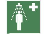 Rettungszeichen, Notdusche, VE 10 Stk, Folie, 200 x 200 mm kaiserkraft