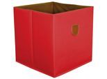 Aufbewahrungsbox PHOENIX "Stor' It", rot, B:34cm H:34cm T:34cm, Canvas, Aufbewahrungsboxen, Aufbewahrungsbox, B/H/T: 34 x 34 x 34 cm