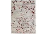 Webteppich , Rot , Textil , rechteckig , 80x150 cm , für Fußbodenheizung geeignet, antistatisch, pflegeleicht , Teppiche und Böden, Teppiche, Moderne Teppiche
