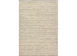 Wollteppich THEKO "Pure UNI", grau (natural grau), B:170cm H:14mm L:240cm, Schurwolle, Teppiche, Handwebteppich, meliert, reine Wolle, handgewebt