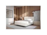 Mid.you Polsterbett, Beige, Metall, 140x200 cm, Bettkasten, Lattenrost, gepolstertes Kopfteil, Schlafzimmer, Betten, Polsterbetten