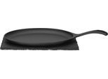 Servierpfanne GSW "Gastro Traditionell", schwarz, B:18cm H:2cm L:24cm Ø:24cm, Pfannen, Induktion