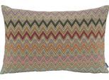 Dekokissen H.O.C.K. "Cahlil", bunt (bunt, gemustert), B:40cm H:10cm L:60cm, Baumwolle, Polyester, Dekokissen_Sitzkissen_Kissenhüllen, mit Zick-Zack-Muster, Kissenhülle mit Füllung, 1 Stück
