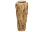 vidaXL Deko-Vase 40 x 100 cm Massivholz Teak