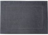 Badematte FRAMSOHN FROTTIER "Uni Basic Hotelmatte" Gr. 4, grau (anthrazit), H:11mm, Baumwolle, Badematten, Badematte, große Farbpalette, Hergestellt in Österreich, Badezimmerteppich