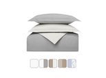 Emma Comfort Perkal Deckenbezug 140x200cm Beige Streifen Beige