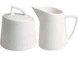 Milch- und Zuckerset RETSCH ARZBERG "Fantastic", beige (naturweiß), 2 Stk., Porzellan, Geschirr-Sets, Fine China Porzellan