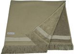 Hamamtuch ROSS "Hamam", grau (flanell), B:90cm L:180cm, Hamam Frottier, Hamam Frottier, Handtücher, idealer Begleiter für Strand, Sauna oder Wellnessbereich