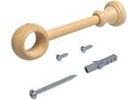 Träger LIEDECO "Thüringen", beige (natur), L:16,5cm, Gardinenstangenhalterungen, für Gardinenstangen Ø 28 mm