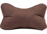 Nackenrolle GÖZZE "Darco" Gr. 1, braun (schoko), B:25cm L:40cm, Polyester, Funktionskissen, Nackenrolle