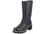 Stiefel REMONTE "Remonte Stiefel Glattleder", Damen, Gr. 38, schwarz, Glattleder, Schuhe Stiefel