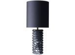 SALESFEVER Tischleuchte "Marmor", schwarz, 1, H: 65cm, 1 Stk., Leuchten, mit Marmor-Standfuß, Tischleuchte