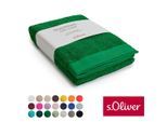 Duschtuch S.OLIVER "s.Oliver, Premium Qualität, 600 gr/m², auch als Sets erhältlich", grün, B:70cm L:140cm, Walkfrottier, Baumwolle, Handtücher, große Farbauswahl, auch als Handtuch, Waschhandschuh, Gästetuch