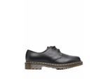 Low Lace-Up Shoes In Smooth Black Leather - Gr. 40 (EU) - in Grau