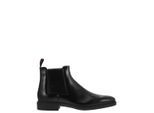 Santoni Stiefel - Ultra-Lightweight Black Leather Boot - Gr. 10 - in Schwarz - für Damen