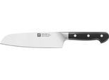Santokumesser ZWILLING "Pro", schwarz, Klingenlänge 18cm, Spezialklingenstahl, Stahl, Kochmesser, Klingenlänge 18 cm