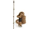 Littletom Kletterseil mit Knoten 195/2,5 cm , Braun , Kunststoff , 2.5x200 cm , Outdoor Spielzeug