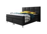 Inter Trading Boxspringbett Miami 180x200 cm schwarz