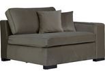 Sofaelement HOME AFFAIRE "Skara", grau (taupe), B:110cm H:86cm T:100cm, Polsterelemente, Modul zum eigenen Zusammenstellen, in vielen Bezugsqualitäten