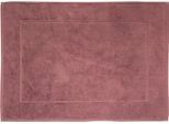 Badematte FRAMSOHN FROTTIER "Uni Basic Hotelmatte" Gr. 2, rosa (oldrose), H:11mm, Baumwolle, Badematten, Badematte, große Farbpalette, Hergestellt in Österreich, Badezimmerteppich