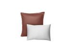Emma Silken Satin Kopfkissenbezug | Terracota | 40x80cm