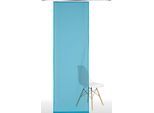 Schiebegardine LIEDECO Gr. 1, blau (hellblau), B:60cm H:245cm, Polyester, Gardinen, HxB: 245x60
