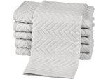 Gästehandtücher ROSS "Sensual 9001", grau (chrom), B:30cm L:50cm, Frottier, Obermaterial: 100% Baumwolle, Handtücher, 100% Baumwolle