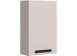 Hängeschrank WELLTIME "SALVADA, Hängeschrank 40 cm, gedämpfte Scharniere", beige (kaschmir), B:40cm H:64cm T:20cm, MDF, Schränke, Hängeschrank, Kaschmir, Front und Korpus aus hochwertigen MDF, Anti-Finger-Print