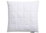Microfaserkissen FAN "Komfort Plus", weiß, B:80cm L:80cm, Bezug: 100% Polyester. Füllung: 100% Polyester, Kopfkissen, leichtes, weiches Kissen