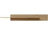 Wohnwand INNOSTYLE "Ina Wohnwand, 280x185x44 cm (B/H/T)", schilfgrün, artisan eiche, ABS-Kunststoff, Glas, Holzwerkstoff, MDF, Metall, Kastenmöbel-Sets, Wohnwand