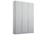 Rauch Möbel Drehtürenschrank Rauch Alabama, Hellgrau, Holzwerkstoff, 4 Fächer, 136x229x54 cm, Blauer Engel, Goldenes M, BQ - Bündnis für Qualität, Made in Germany, DIN EN ISO 50001, Schlafzimmer, Kleiderschränke, Drehtürenschränke