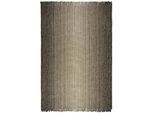 Teppich Wollmischung Grau 160 x 230 cm - WEAVER Kadima Design
