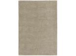Teppich uni Beige 140 x 200 cm - LYNE Kadima Design