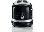ARIETE Toaster "149BK moderna schwarz", schwarz, B:30cm H:24cm T:19cm, Toaster