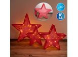 NÄVE LED Stern "Christmas Stars", rot, 1, H: 48cm, 1 Stk., Leuchten, LED 3er Set>>Christmas Stars