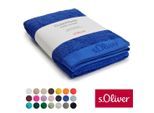 Duschtuch S.OLIVER "s.Oliver, Premium Qualität, 600 gr/m², auch als Sets erhältlich", blau, B:70cm L:140cm, Walkfrottier, Baumwolle, Handtücher, große Farbauswahl, auch als Handtuch, Waschhandschuh, Gästetuch