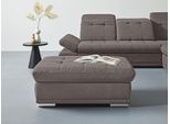 Hocker COTTA "Holiday", schwarz (charcoal), B:112cm H:46cm T:72cm, 100% Polyester, Hocker, Hocker