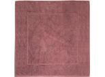 Badematte FRAMSOHN FROTTIER "Uni Basic Hotelmatte" Gr. 3, rosa (oldrose), H:11mm, Baumwolle, Badematten, Badematte, große Farbpalette, Hergestellt in Österreich, Badezimmerteppich