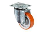BS Rollen Lenkrolle N100.C10 mit Platte, Ø 100, B 30mm 300kg Guss-Polyurethan (N100.C10.101)