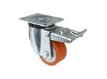 BS Rollen Lenkrolle N120.B90, m. Festst. m.Platte, Ø 80, B 40mm (N120.B90.081)