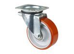 BS Rollen Lenkrolle N100.C10, mit Platte, Durchmesser 150, B 40mm 450kg, Guss-Polyurethan (N100.C10.152)