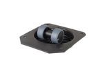 BS Rollen Glocke G86 ohne Feststeller mit Platte Kunststoff schwarz (G86.120)